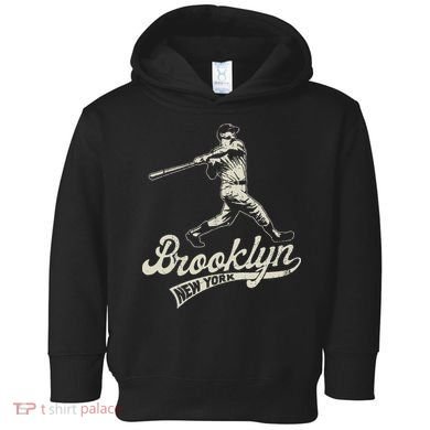 Baseball Vintage Style Brooklyn Toddler Hoodie