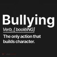 Bullying Verb The Only Action That Builds Character Women's Hoodie thumb 2