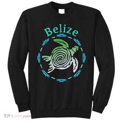 Belize Vintage Tribal Turtle Gift Sweatshirt