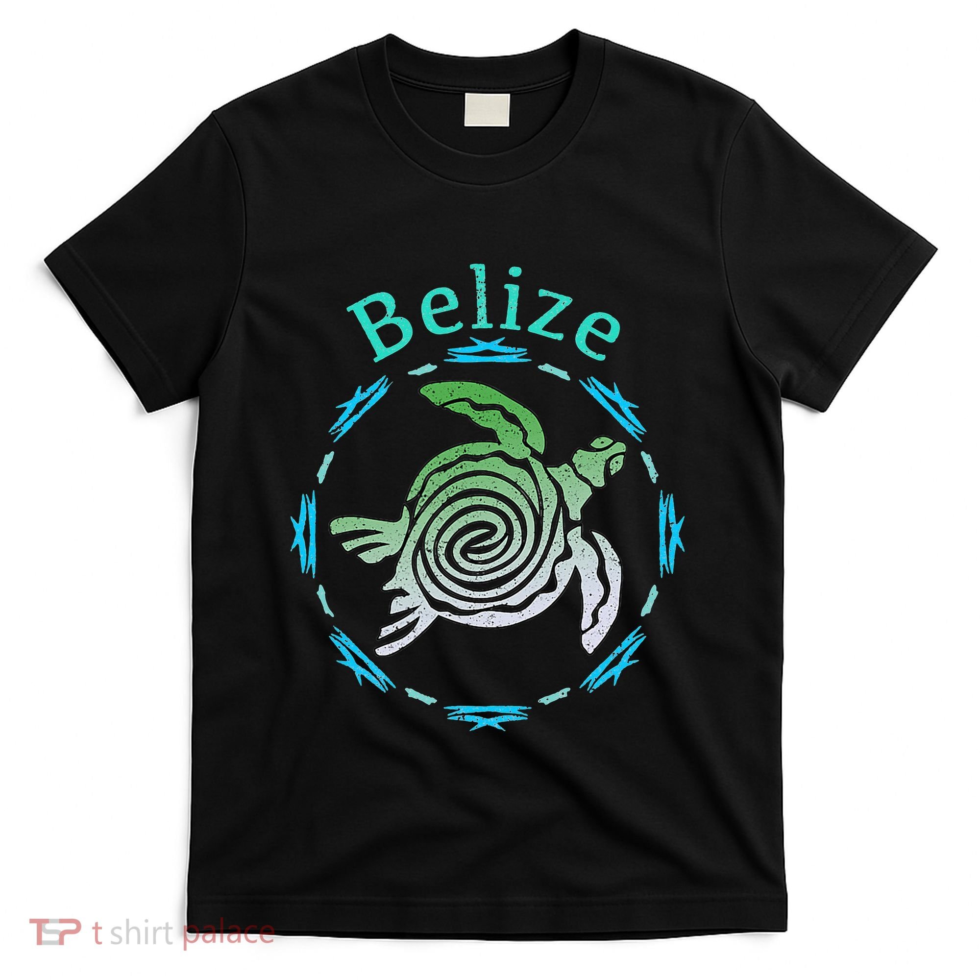 Belize Vintage Tribal Turtle Gift T-Shirt