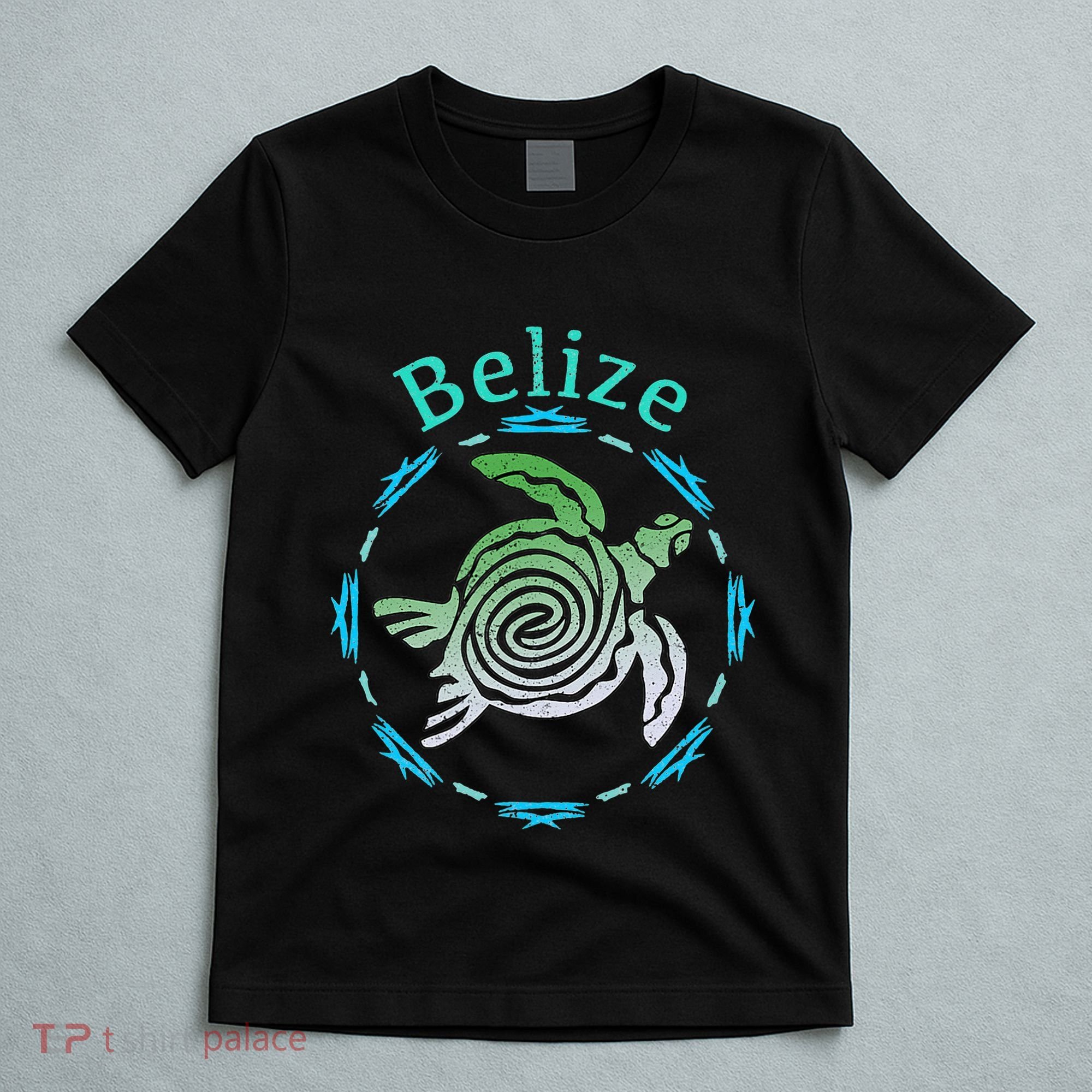 Belize Vintage Tribal Turtle Gift T-Shirt