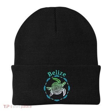 Belize Vintage Tribal Turtle Gift Beanie