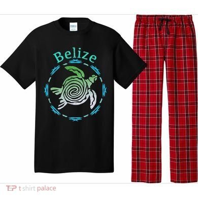 Belize Vintage Tribal Turtle Gift Pajama Set