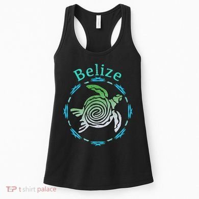 Belize Vintage Tribal Turtle Gift Women's Tank Top