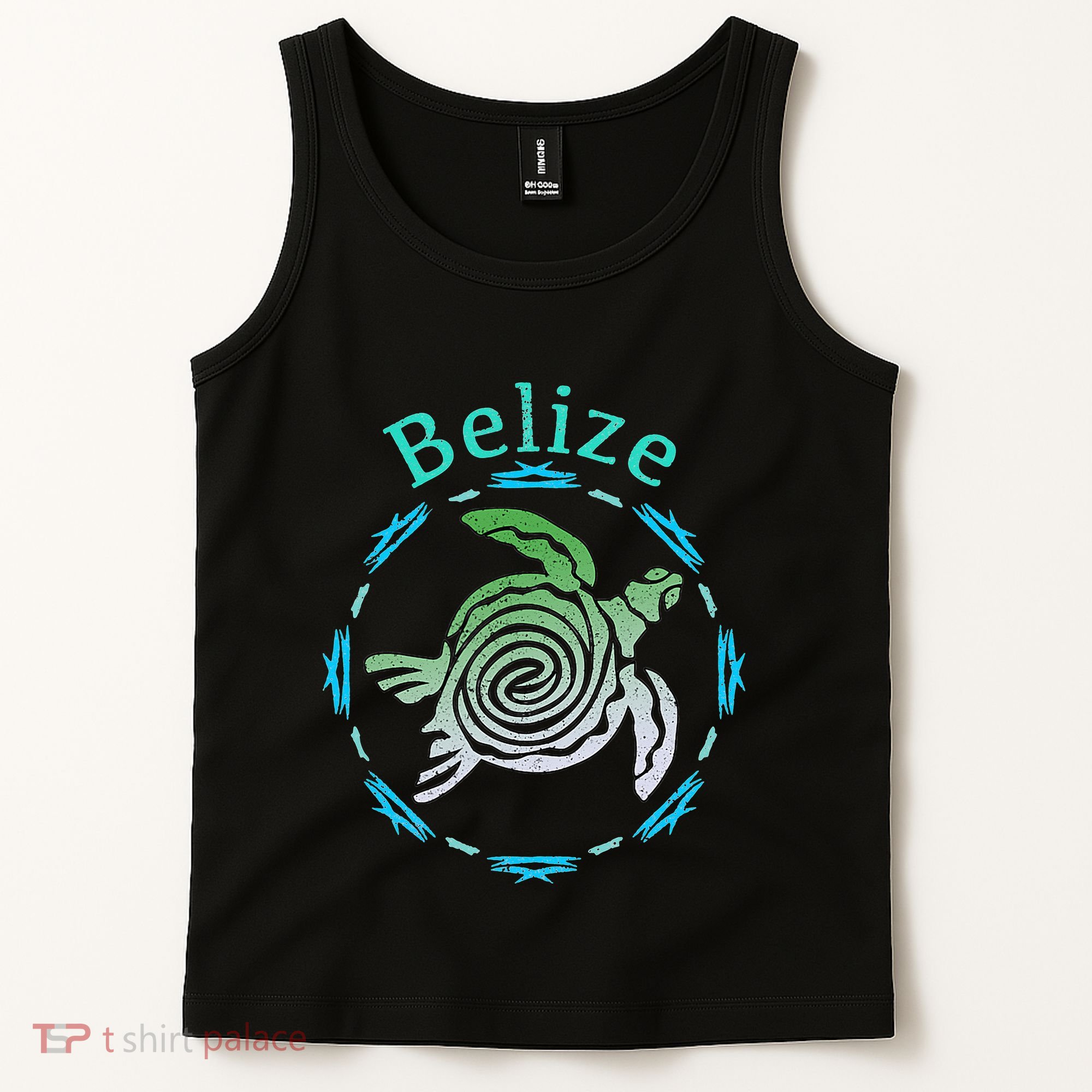 Belize Vintage Tribal Turtle Gift Tank Top