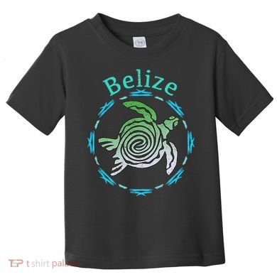 Belize Vintage Tribal Turtle Gift Toddler T-Shirt