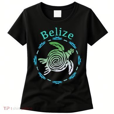 Belize Vintage Tribal Turtle Gift Women's T-Shirt