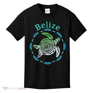 Belize Vintage Tribal Turtle Gift Kids T-Shirt