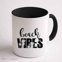 Beach Vibes Tropical Vacation Coffee Mug thumb 1