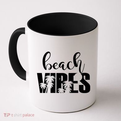 Beach Vibes Tropical Vacation Coffee Mug