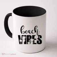 Beach Vibes Tropical Vacation Coffee Mug thumb 0