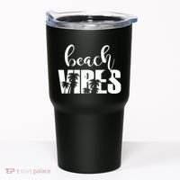 Beach Vibes Tropical Vacation Tumbler thumb 0