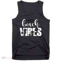 Beach Vibes Tropical Vacation Tank Top thumb 0