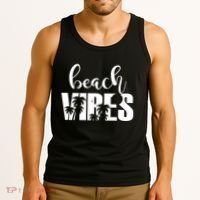Beach Vibes Tropical Vacation Tank Top thumb 3