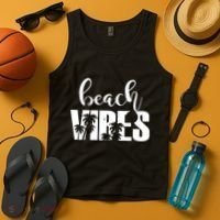 Beach Vibes Tropical Vacation Tank Top thumb 4