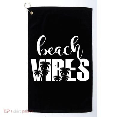 Beach Vibes Tropical Vacation Golf Towel