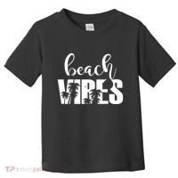Beach Vibes Tropical Vacation Toddler T-Shirt thumb 0