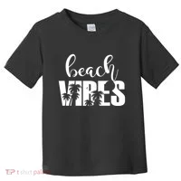 Beach Vibes Tropical Vacation Toddler T-Shirt thumb 0