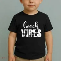 Beach Vibes Tropical Vacation Toddler T-Shirt thumb 2