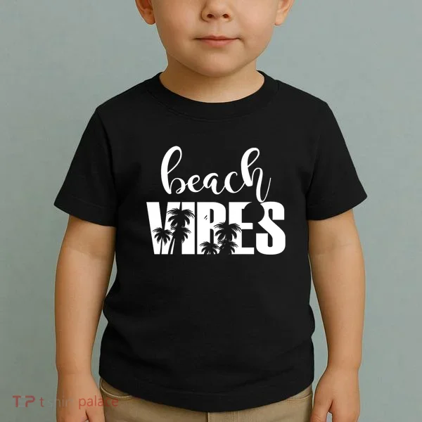 Beach Vibes Tropical Vacation Toddler T-Shirt