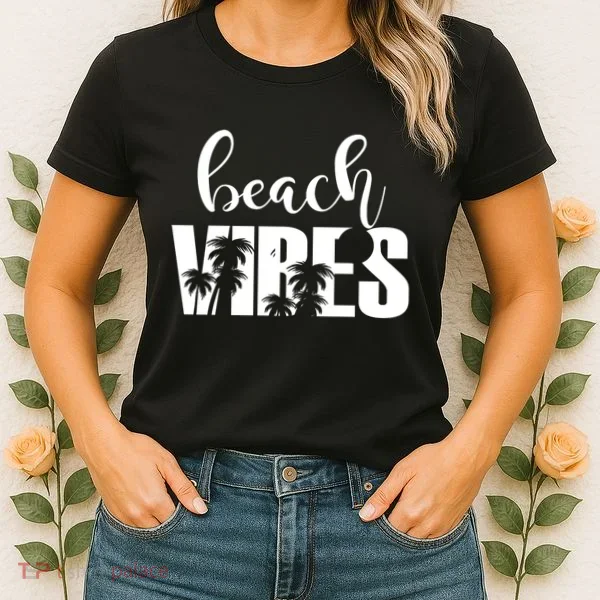 Beach Vibes Tropical Vacation Women's T-Shirt