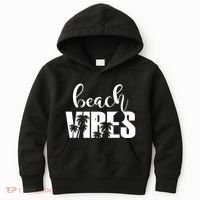 Beach Vibes Tropical Vacation Kids Hoodie thumb 0