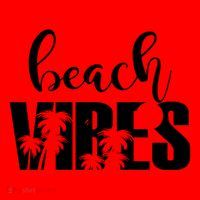 Beach Vibes Tropical Vacation Santa Hat thumb 1