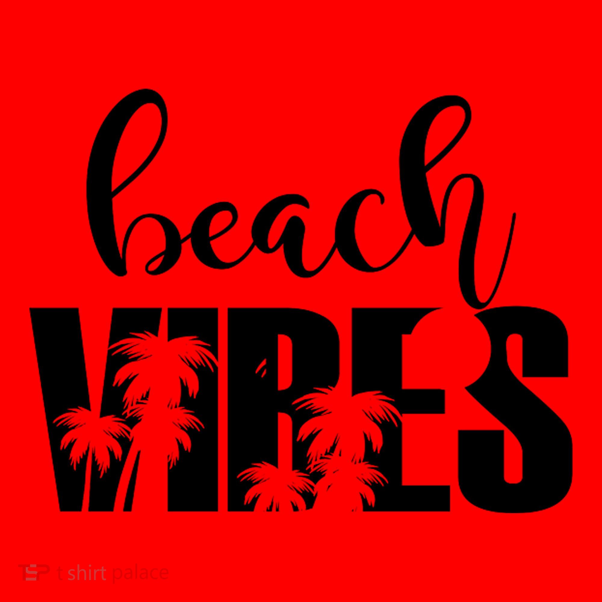Beach Vibes Tropical Vacation Santa Hat