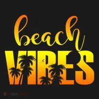 Beach Vibes Tropical Sunset Vacation Backpack thumb 2
