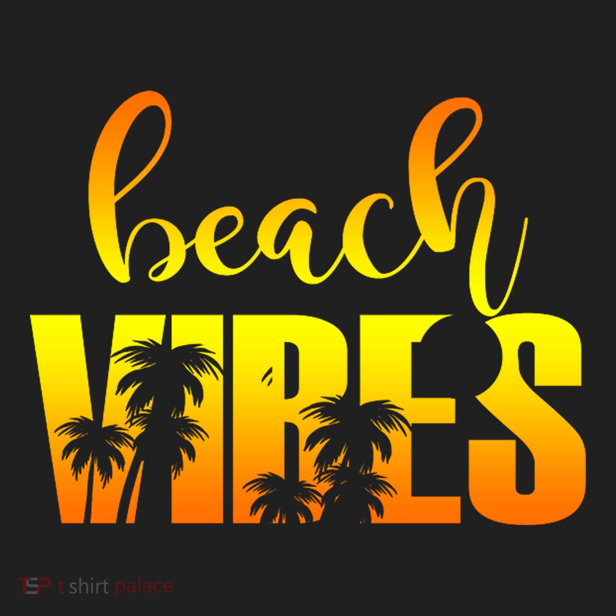 Beach Vibes Tropical Sunset Vacation Tumbler
