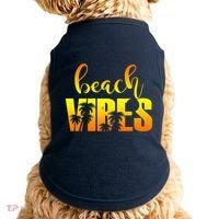 Beach Vibes Tropical Sunset Vacation Doggie Tank thumb 0
