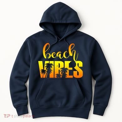 Beach Vibes Tropical Sunset Vacation Hoodie