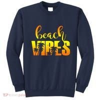Beach Vibes Tropical Sunset Vacation Sweatshirt thumb 0