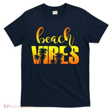 Beach Vibes Tropical Sunset Vacation T-Shirt