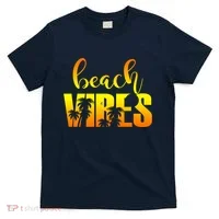 Beach Vibes Tropical Sunset Vacation T-Shirt thumb 0