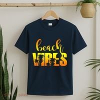 Beach Vibes Tropical Sunset Vacation T-Shirt thumb 2