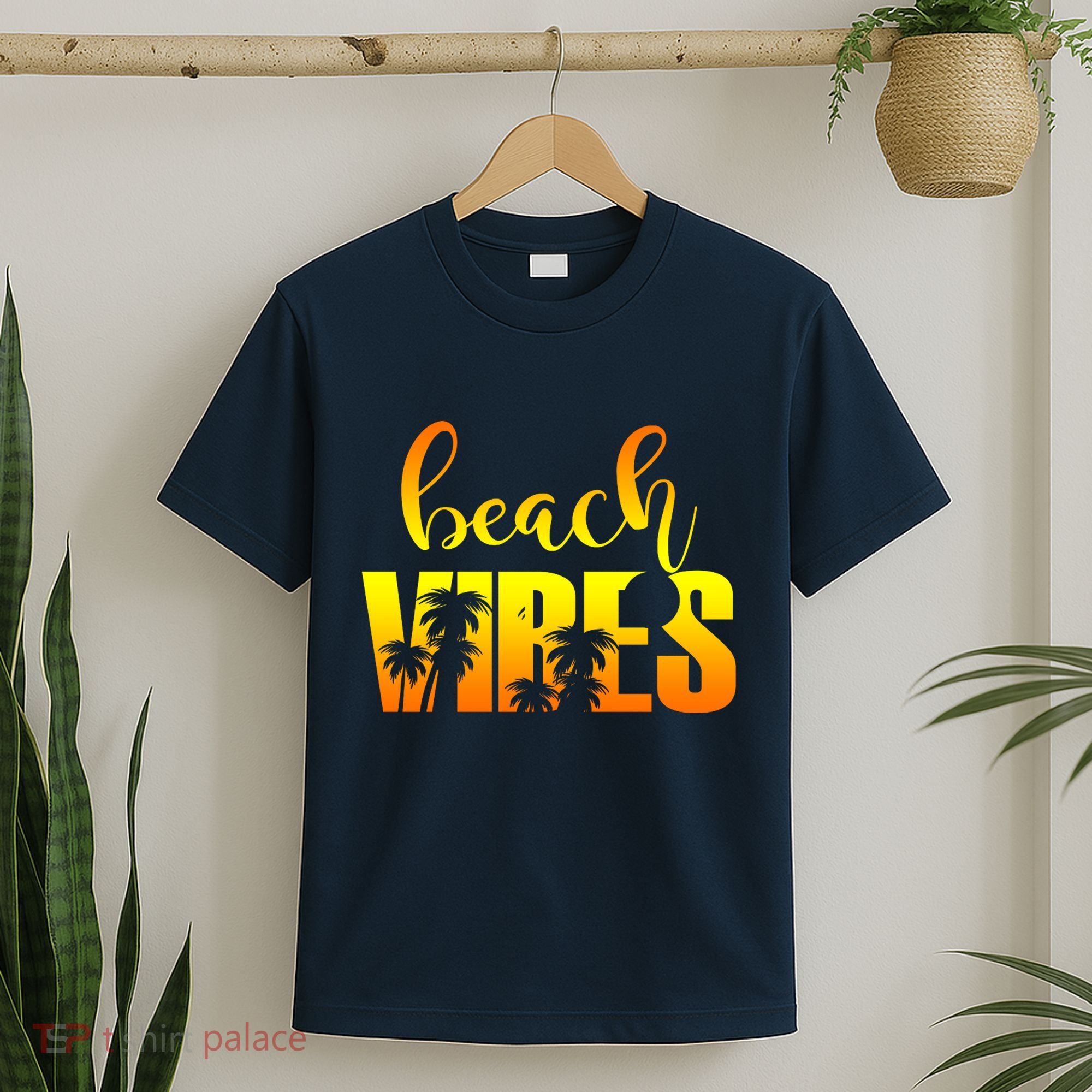 Beach Vibes Tropical Sunset Vacation T-Shirt
