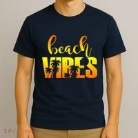 Beach Vibes Tropical Sunset Vacation T-Shirt thumb 3
