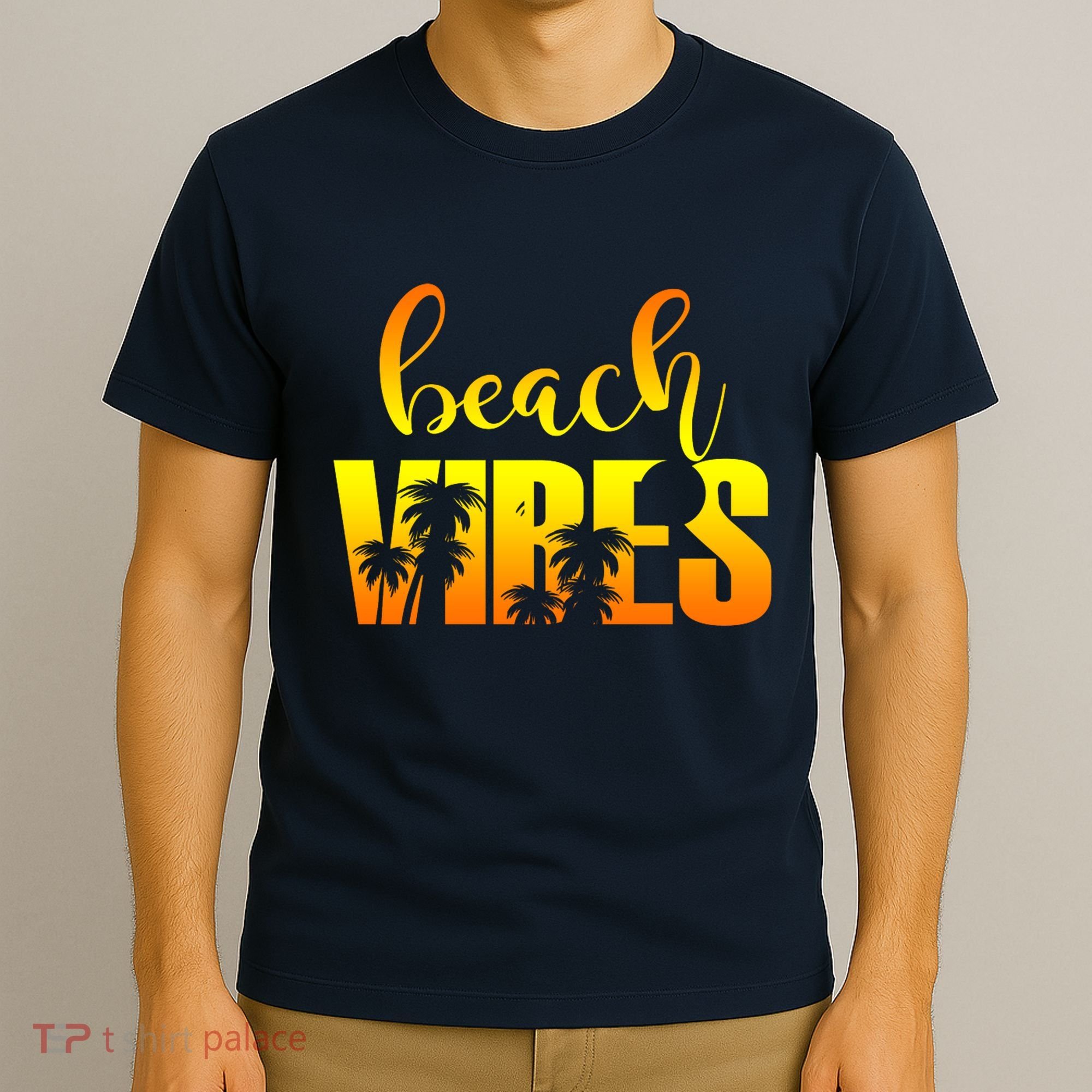 Beach Vibes Tropical Sunset Vacation T-Shirt