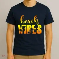 Beach Vibes Tropical Sunset Vacation T-Shirt thumb 3