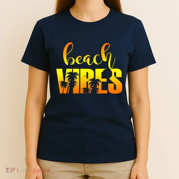 Beach Vibes Tropical Sunset Vacation T-Shirt