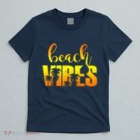 Beach Vibes Tropical Sunset Vacation T-Shirt thumb 5