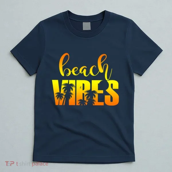 Beach Vibes Tropical Sunset Vacation T-Shirt