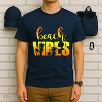 Beach Vibes Tropical Sunset Vacation T-Shirt thumb 6