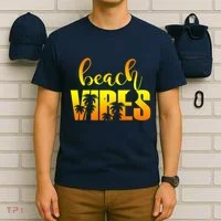 Beach Vibes Tropical Sunset Vacation T-Shirt thumb 6