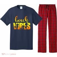 Beach Vibes Tropical Sunset Vacation Pajama Set thumb 0