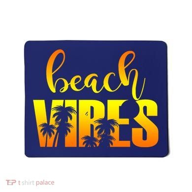 Beach Vibes Tropical Sunset Vacation Mousepad