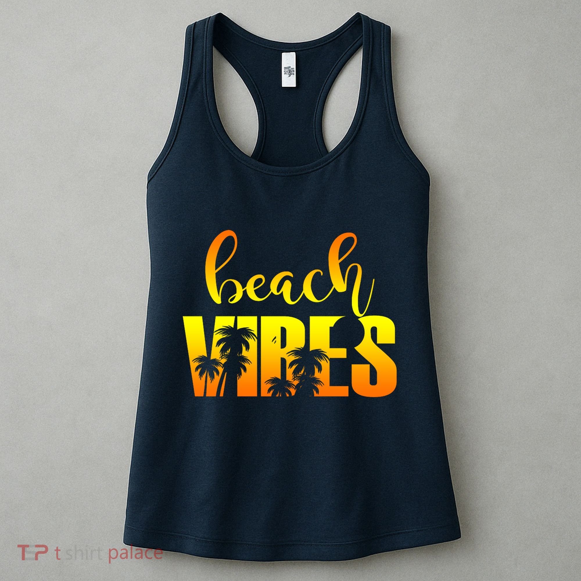 Beach Vibes Tropical Sunset Vacation Women's Tank Top
