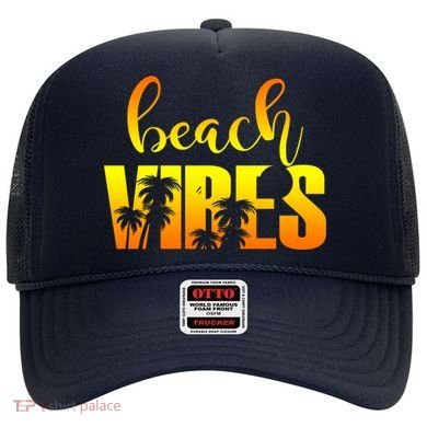 Beach Vibes Tropical Sunset Vacation Hat