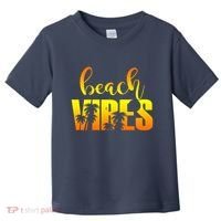 Beach Vibes Tropical Sunset Vacation Toddler T-Shirt thumb 0